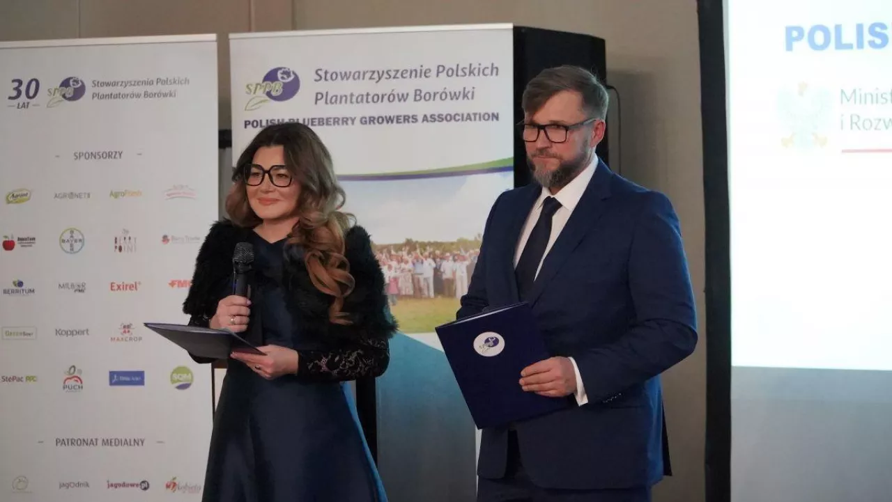 Marlena Cechmistrz-Milczarek i Bartłomiej Milczarek w trakcie jubileuszu SPPB