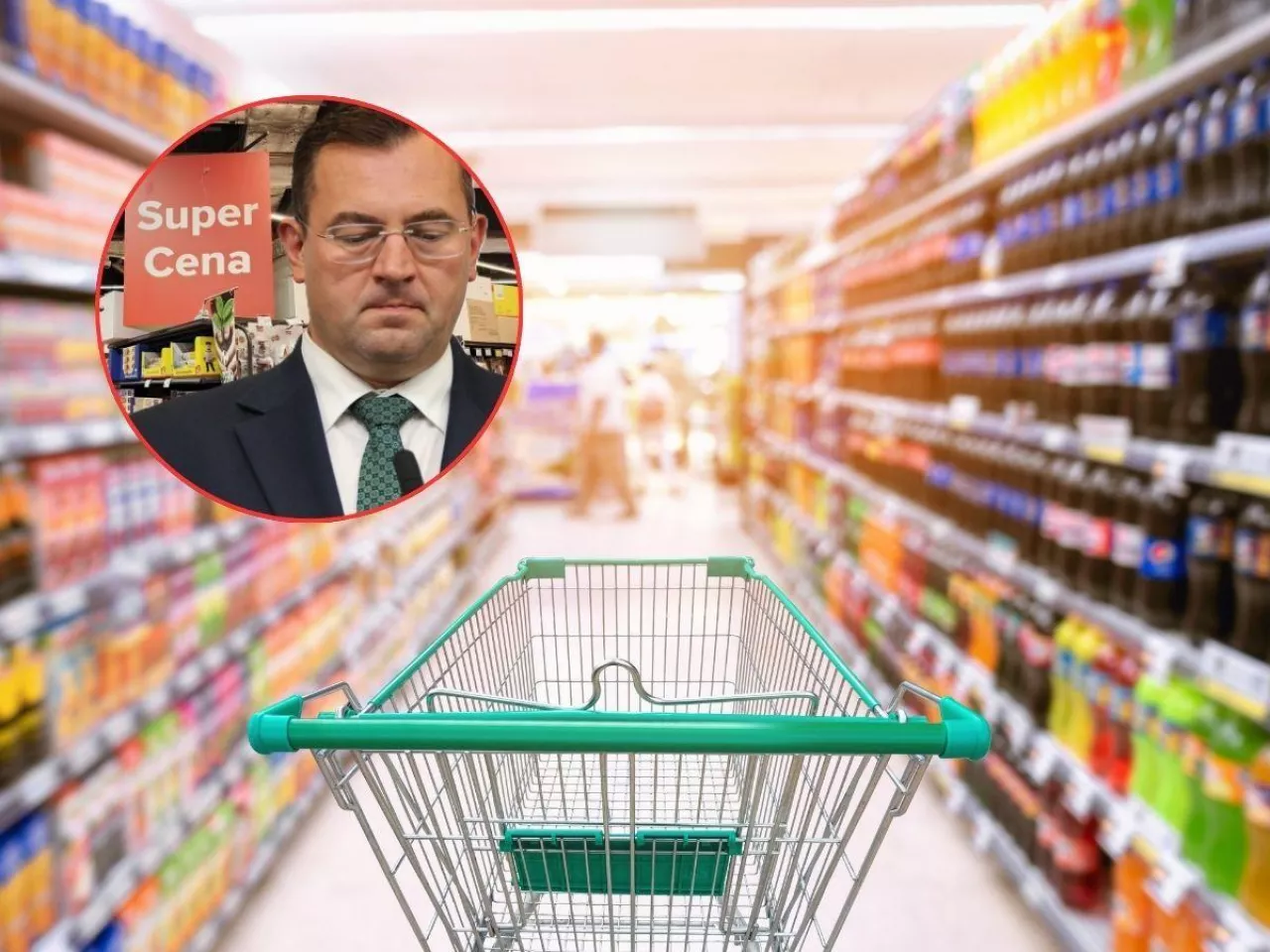 sklep, twarz ministra rolnictwa