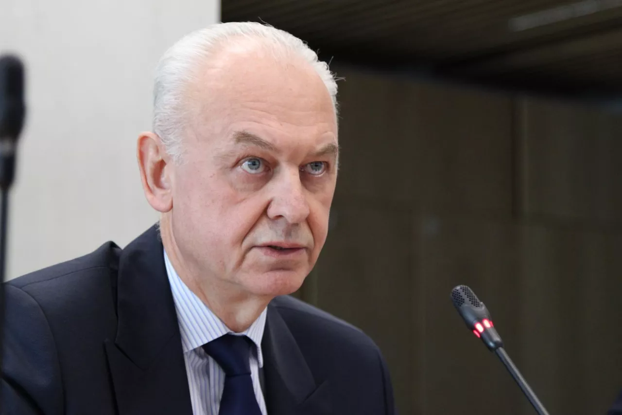 Andrzej Chodkowski podczas przemówienia