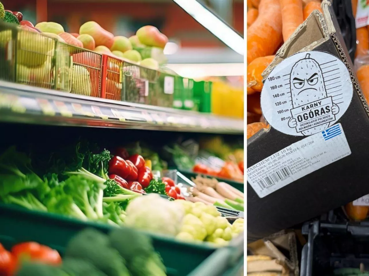Polskie flagi na produktach to za mało? Rolnik pokazuje, jak robią to we Francji