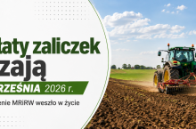 Zaliczki dopłat 2026