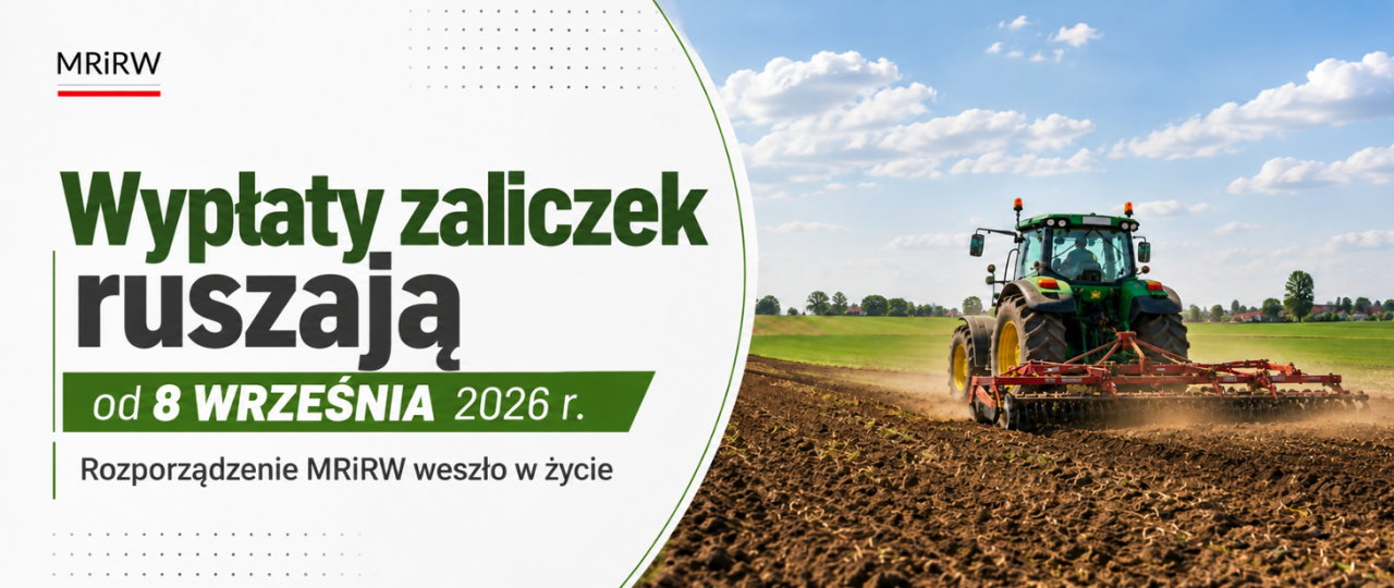 Zaliczki dopłat 2026