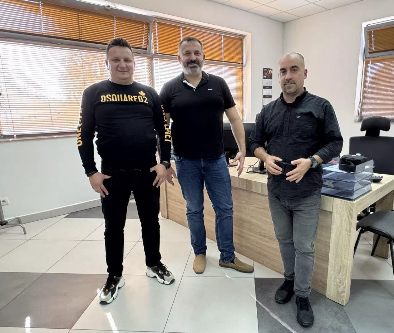 Przedstawiciele Witabo. Od lewej: Arkadiusz Widomski, Piotr Jakóbczyk, Rafał Gil